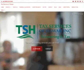 Taxservicesofhawaii.com(Tax Services of Hawaii) Screenshot