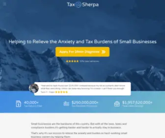 Taxsherpa.co(Small Business Taxes) Screenshot