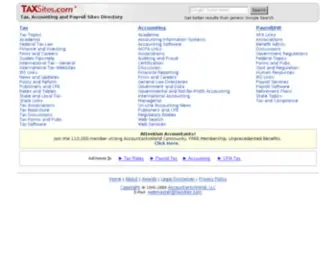 Taxsites.com(Accounting and Payroll Sites Directory) Screenshot