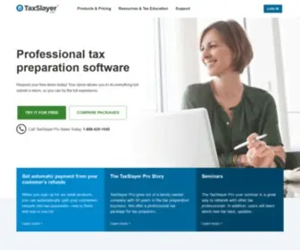 Taxslayerpro.com(TaxSlayer Pro) Screenshot