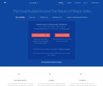 Taxspanner.com(File Income Tax Return Online and Save Taxes in India) Screenshot
