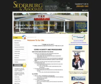 Taxteam1040.com(Sederburg & Associates) Screenshot