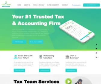 Taxteamservices.com(Tax Team Services) Screenshot