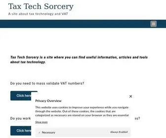 Taxtechsorcery.com(Tax Tech Sorcery) Screenshot