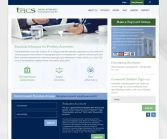 Taxva.com(Taxing Authority Consulting Services) Screenshot