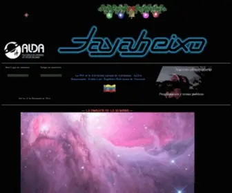 Tayabeixo.org(Asociación Larense de Astronomía) Screenshot