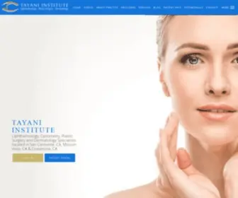 Tayani.com(Tayani Institute) Screenshot