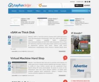 Tayfundeger.com(VMware Virtualization Blog) Screenshot