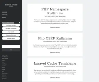 Tayfunguler.org(Tayfun GÃ¼ler) Screenshot