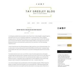 Taygreeley.blog(What a Haute Mess) Screenshot