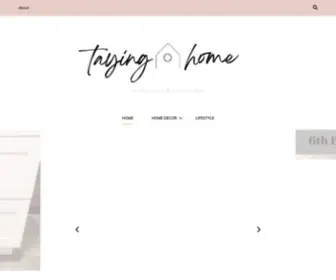 Tayinghome.com(A home decor & lifestyle blog) Screenshot