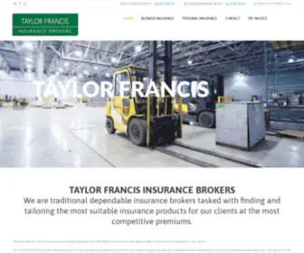 Taylor-Francis.co.uk(Taylor Francis Insurance Brokers) Screenshot