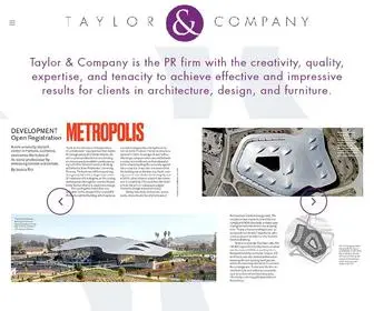 Taylor-PR.com(Taylor & Company) Screenshot