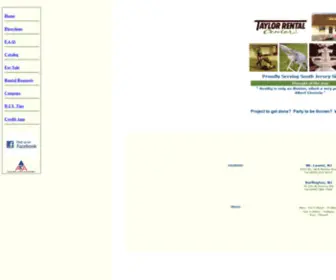 Taylor-Rental.com(Taylor Rental of Mount Laurel) Screenshot