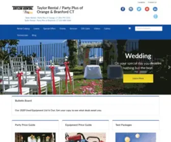 Taylor-Rentals.com(Equipment Rental for Contractor & DIYers) Screenshot