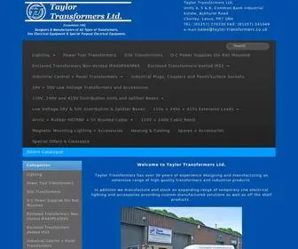 Taylor-Transformers.co.uk(Taylor Transformers Ltd) Screenshot