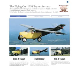 Tayloraerocar.com(While others just talk about flying cars this Taylor Aerocar has been flying) Screenshot