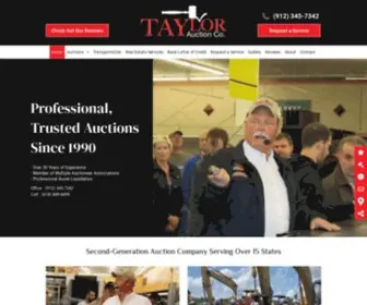 Taylorauction.net(Taylor Auction Company) Screenshot