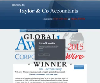 Taylorcoaccountants.com(Taylor & Co Accountants) Screenshot