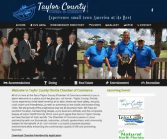 Taylorcountychamber.com(Taylor County Florida Chamber of Commerce) Screenshot