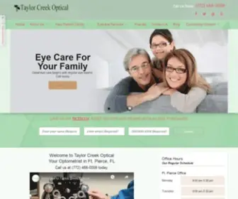 Taylorcreekoptical.com(Taylor Creek Optical) Screenshot