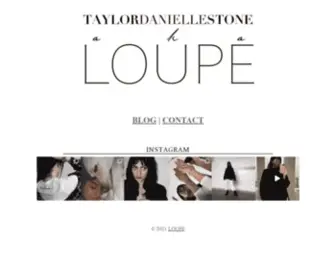Taylordaniellestone.com(LOUPE) Screenshot