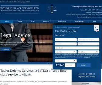 Taylordefenceservices.co.uk(Taylor Defence Services Ltd (TDS) offers a first) Screenshot