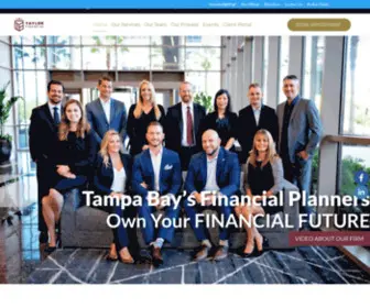 Taylorfinancial.com(Financial Planning Tampa Bay) Screenshot