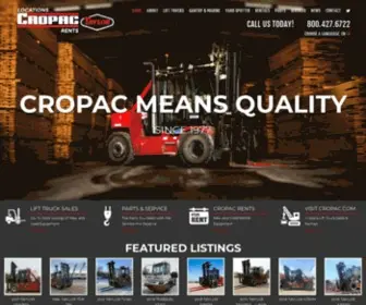 Taylorforklifts.ca(Cropac Forklifts Inc) Screenshot