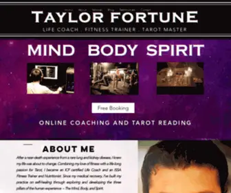 Taylorfortune.com(Taylor Fortune life coach) Screenshot