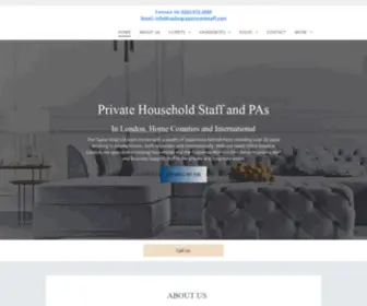 Taylorgrayprivatestaff.com(Private Household Staff Agency London) Screenshot