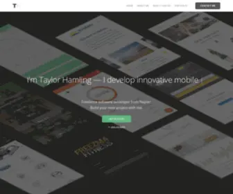 Taylorhamling.com(Freelance Web & App Developer From Hawke's Bay) Screenshot