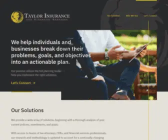 Taylorinsfin.com(Taylor Insurance and Financial Services) Screenshot