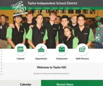 Taylorisd.org(Taylor ISD) Screenshot