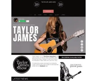 Taylorjamesmusic.com(Taylor James) Screenshot