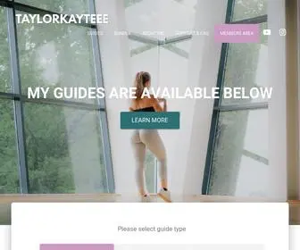 Taylorkayteee.com(Build and Tone) Screenshot