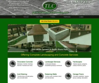 Taylorlcs.com(Taylor Landscape and Concrete Services) Screenshot