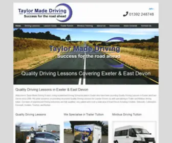 Taylormadedriving.co.uk(Driving Lessons in Exeter & East Devon) Screenshot