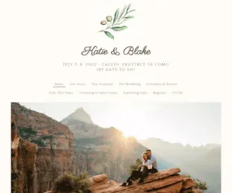 Taylormadefordeamer.com(Katie Deamer and Blake Taylor's Wedding Website) Screenshot