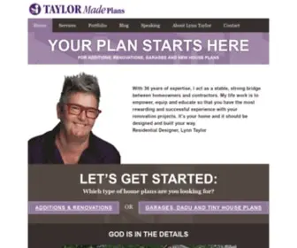 Taylormadeplans.com(Taylor Made Plans) Screenshot