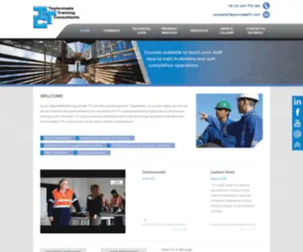Taylormadetc.com(As an independent training provider TTC) Screenshot