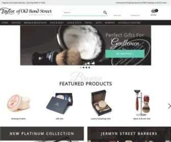 Tayloroldbondst.co.uk(Luxury Grooming Products for Men) Screenshot