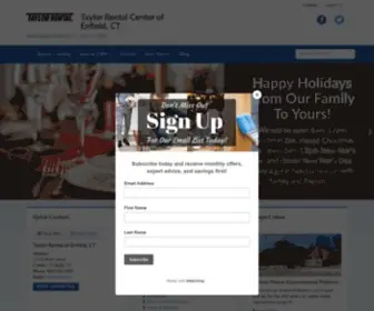 Taylorrentalenfield.com(Party and Equipment Rentals Enfield) Screenshot
