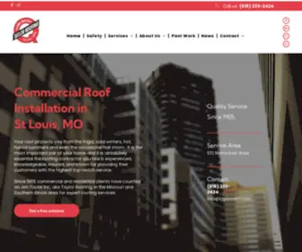 Taylorroof.com(Taylor Roofing) Screenshot