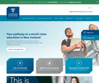 Taylorsauckland.ac.nz(Taylors College Auckland) Screenshot
