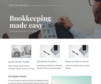 Taylorsbooks.com(Bookkeeping services) Screenshot