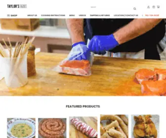 Taylorscajunmeatco.com(Taylor's Cajun Meat Company) Screenshot
