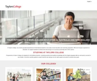 Taylorscollege.edu.au(Taylors College) Screenshot