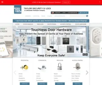 Taylorsecurity.com(Taylor Security & Lock) Screenshot