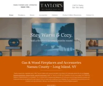 Taylorsfireplaces.com(Gas & Wood Fireplaces) Screenshot